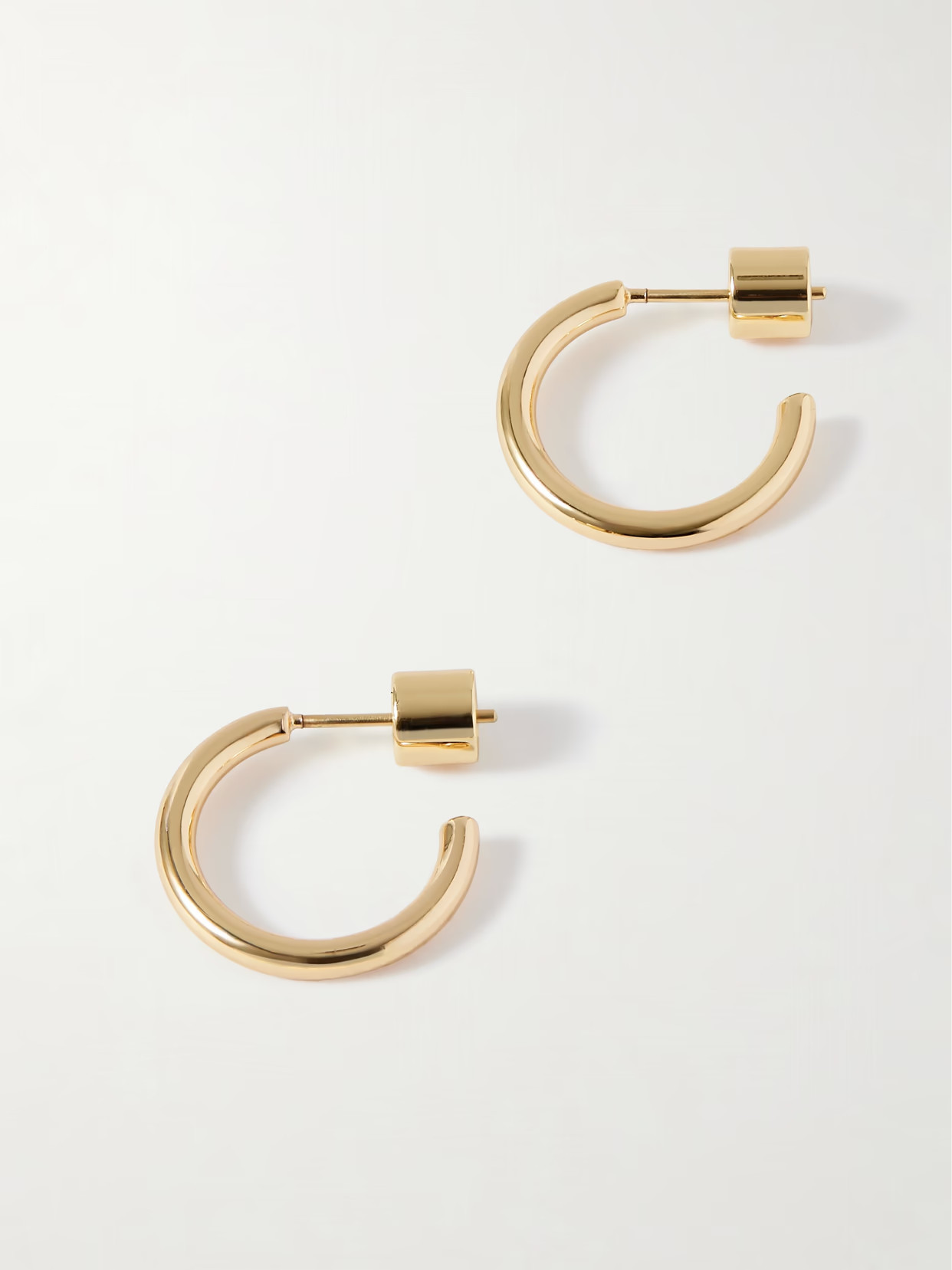Jennifer Fisher - Thread Gold-plated Hoop Earrings - One size | NET-A-PORTER (US)