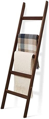 Short Birds Rustic 5ft Blanket Ladder - Farmhouse Home Decor - Quilt/Towels/Throw Wood - Decorati... | Amazon (US)