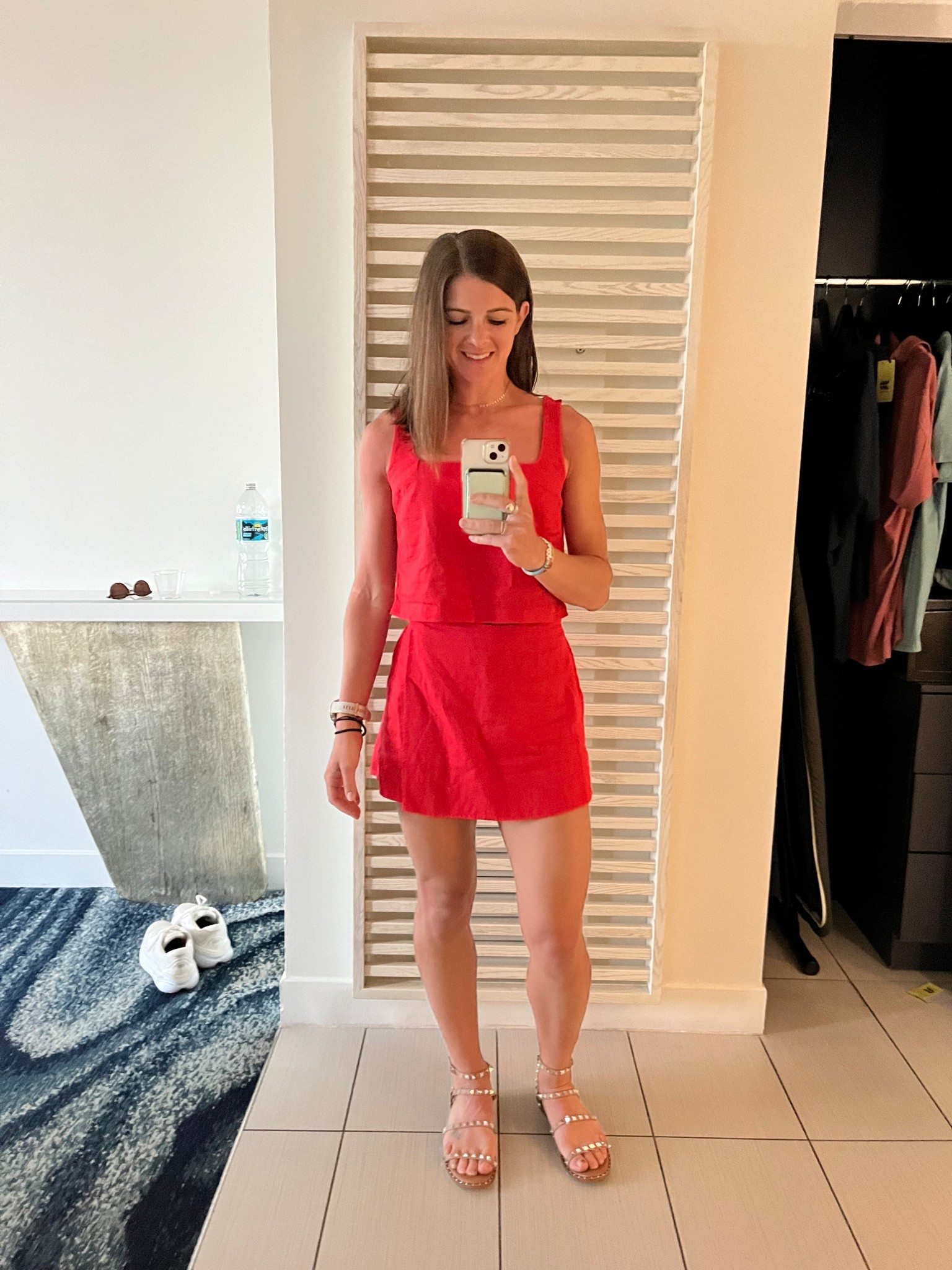 Can’t believe this cute set is from Old Navy and under $35 🤯 Perfect for spring ☀️ 
Wearing xs in both 

#LTKSaleAlert #LTKSpringSale #LTKFindsUnder50