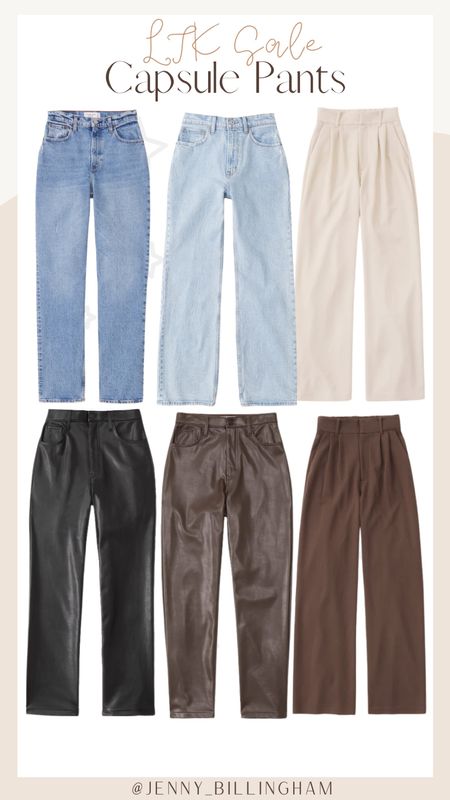 Ltk sale: capsule wardrobe pants from Abercrombie on sale 

#LTKstyletip #LTKunder100 #LTKSale