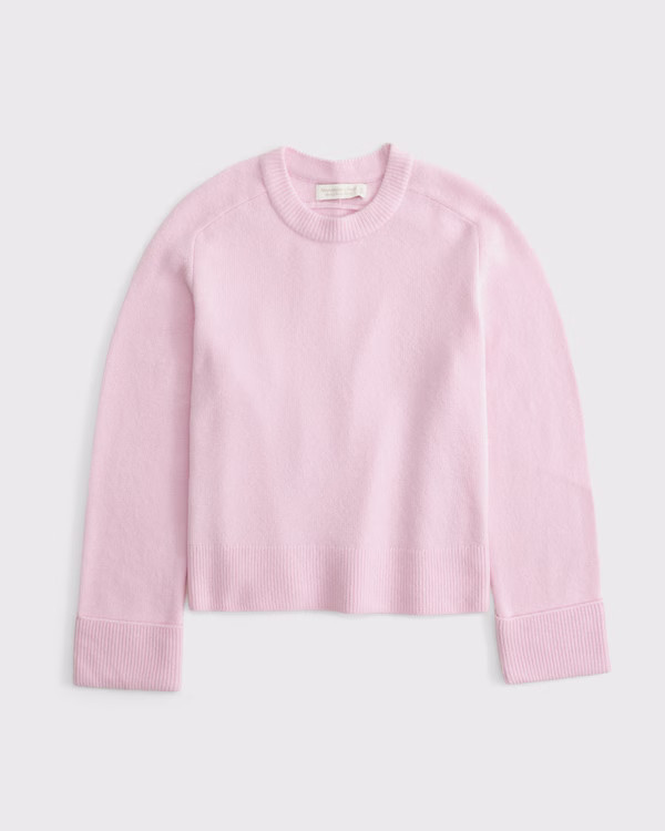 The A&F Madeline Merino Wool-Blend Crew Sweater | Abercrombie & Fitch (US)