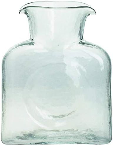 BLENKO Glass Co. 384 Water Bottle in Crystal - Hand Blown Glass Water Pitcher/Carafe/Vase - Uniqu... | Amazon (US)