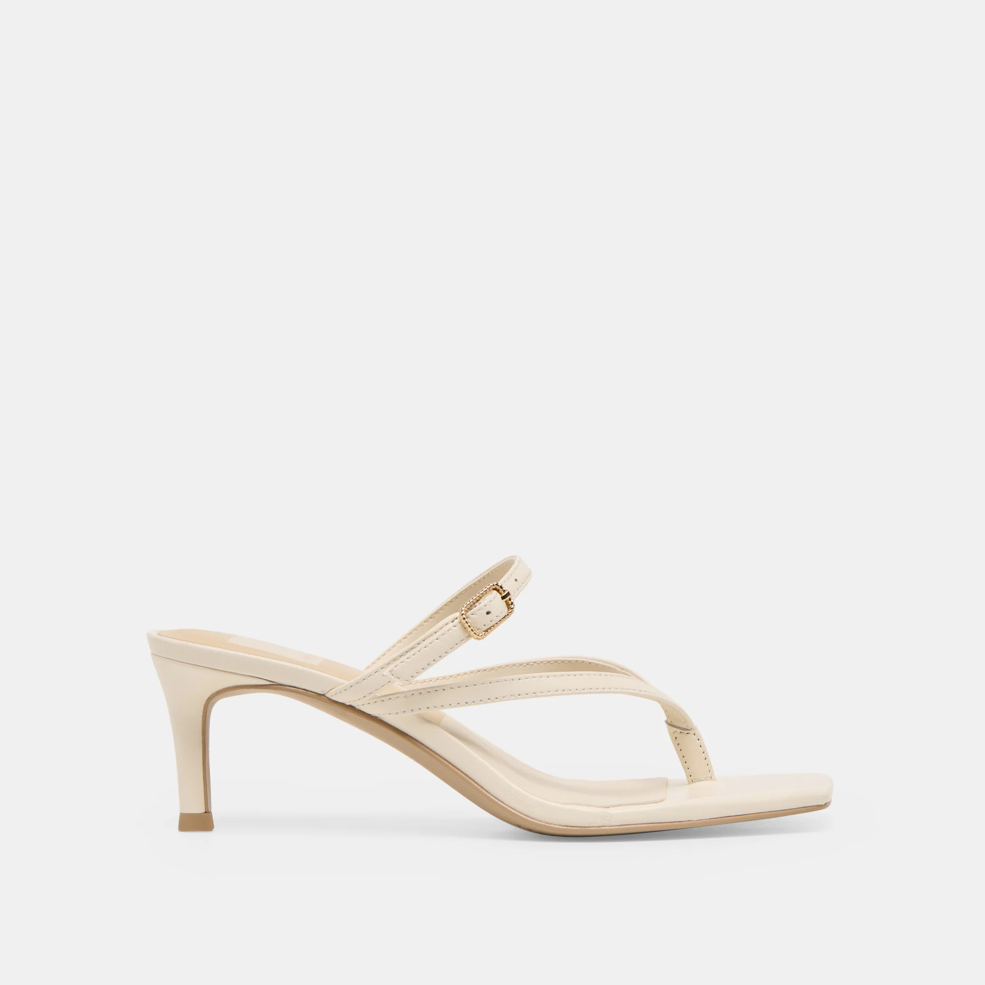 Biaga Heels Off White Leather | DolceVita.com