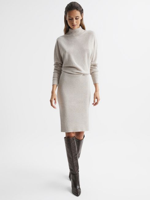 Pull On Knee High Boots | Reiss UK