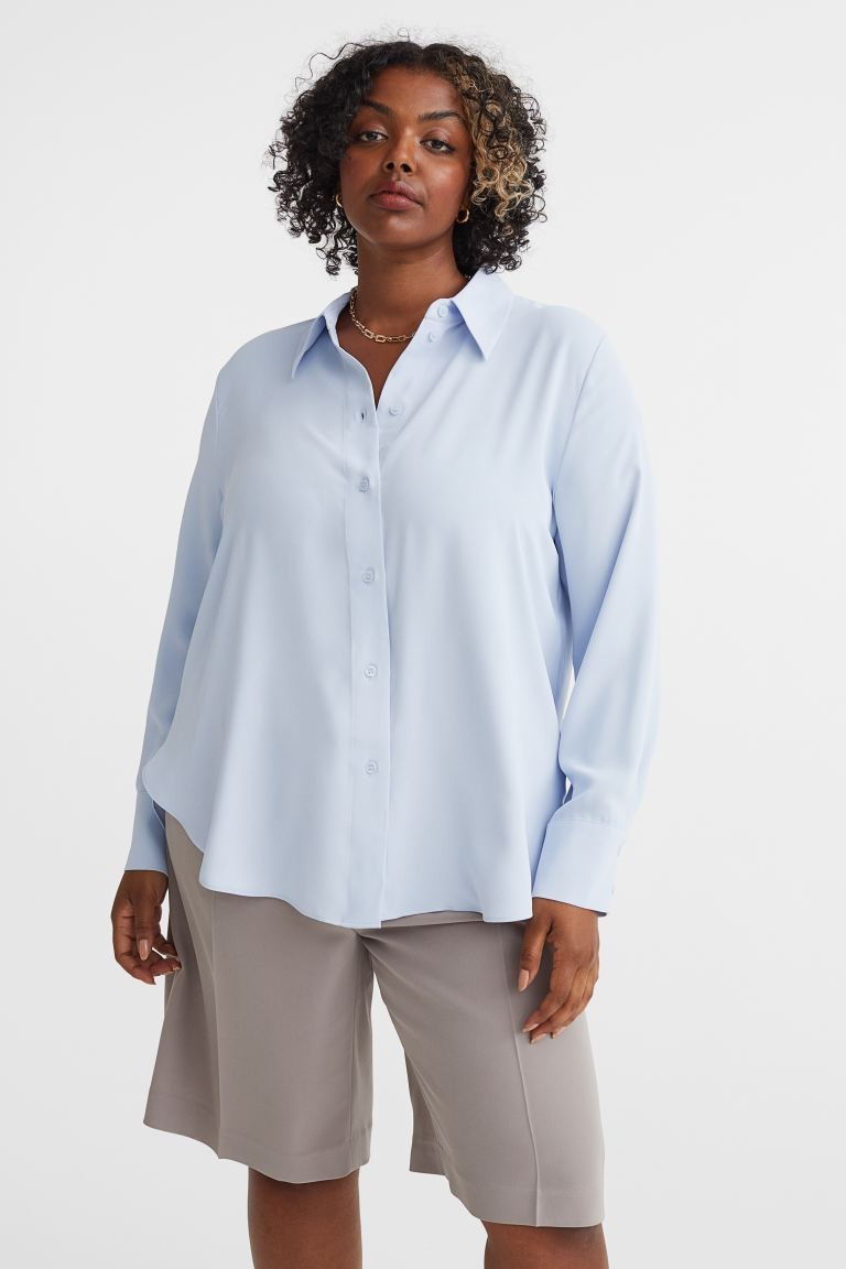 Pointed-collar Shirt | H&M (US + CA)