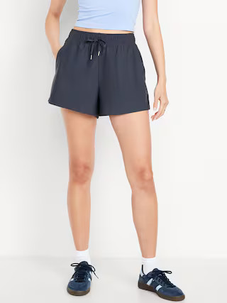 High-Waisted PowerSoft Shorts -- 3.5-inch inseam | Old Navy (US)