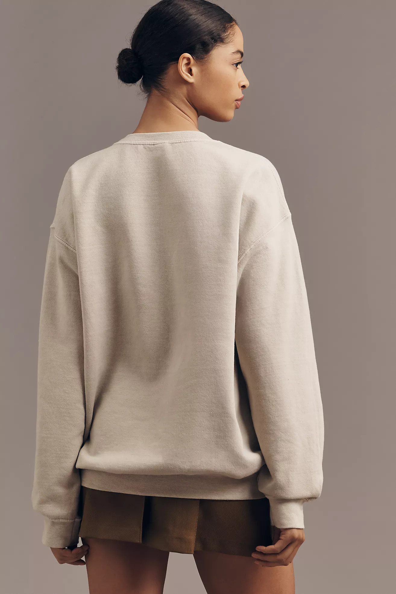 By Anthropologie Cat Embroidered Sweatshirt | Anthropologie (US)