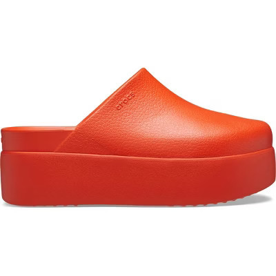 Crocs Womens Dylan Platform Clogs, Lava, W4 | Target
