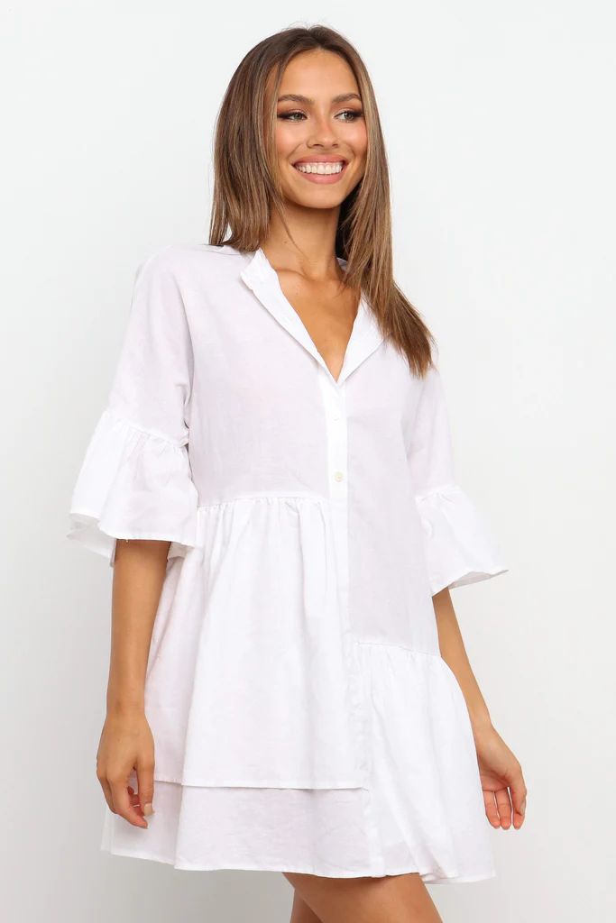 Sharlett Dress - White | Petal & Pup (US)