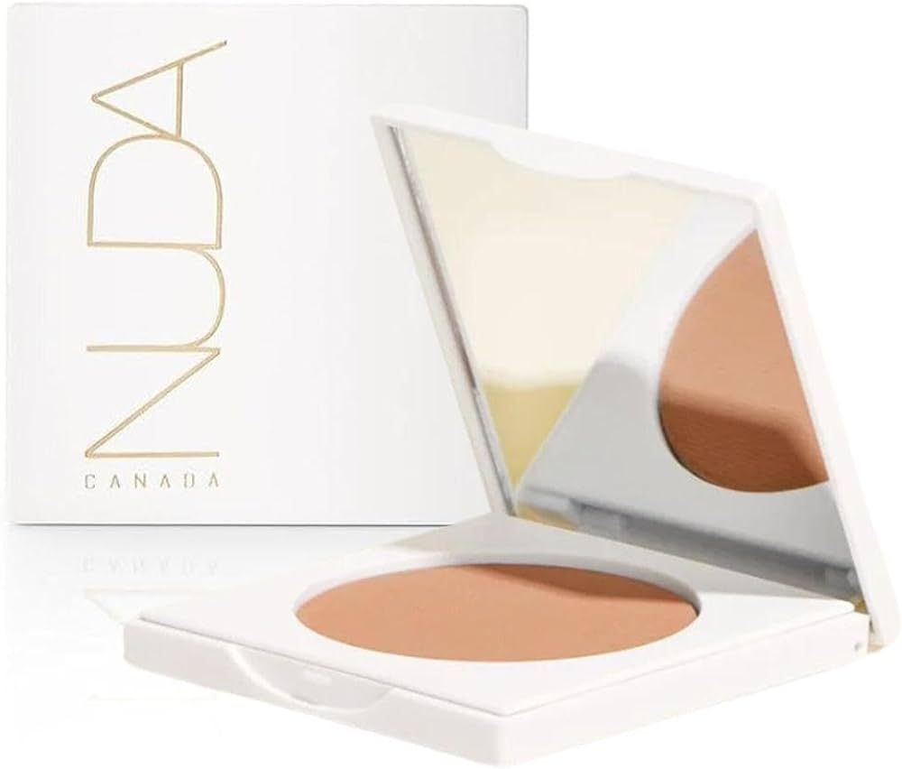 Nuda Matte Bronzer Powder | Long-Wear Powder Bronzer for a Natural-Looking Tan | Cheek & Nose Con... | Amazon (US)