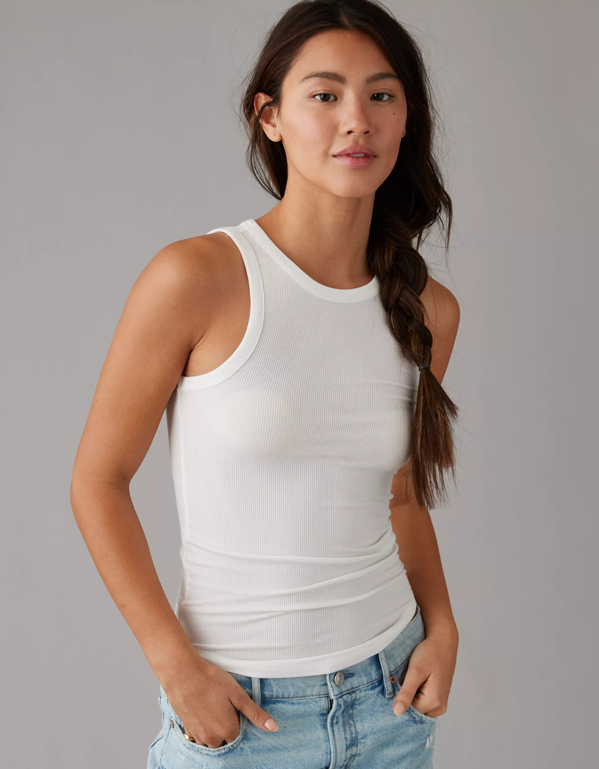 AE Soft & Sexy Favorite Sleeveless Tank Top | American Eagle Outfitters (US & CA)
