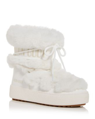 Moon Boot Women's LTrack Faux Fur Cold Weather Boots  | Bloomingdale's Shoes | Bloomingdale's (US)
