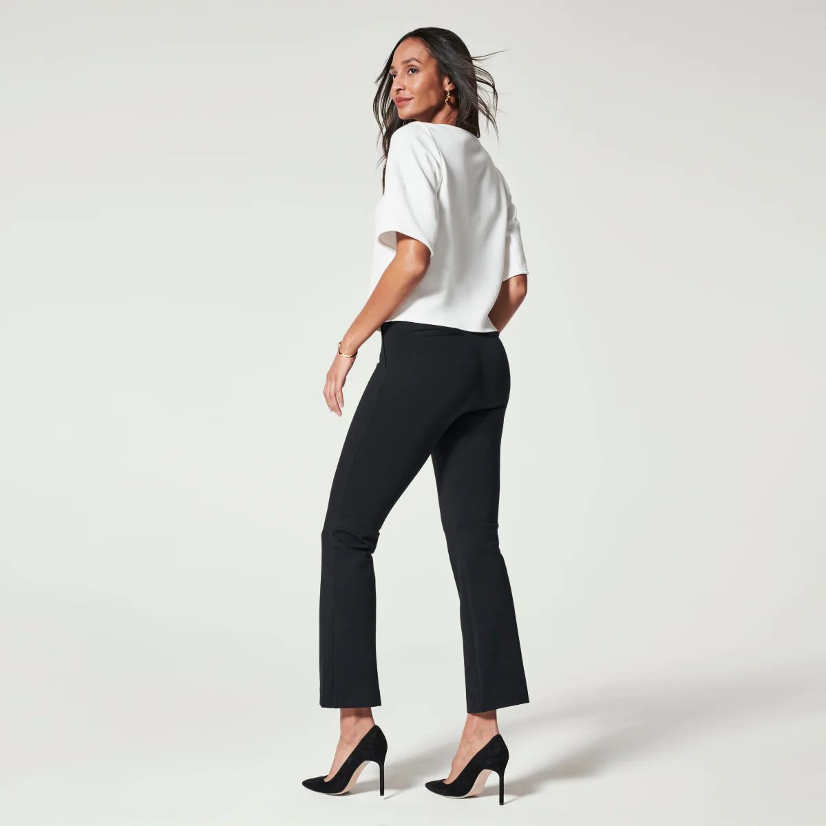 The Perfect Pant, Kick Flare in Houndstooth Jacquard | Spanx