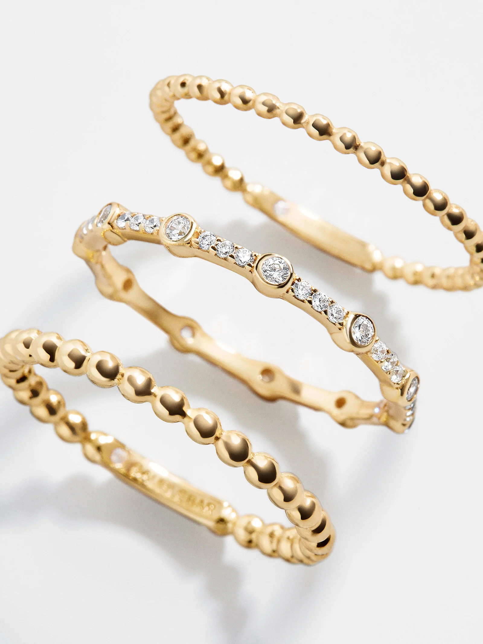 melanie 18k gold ring set | BaubleBar (US)