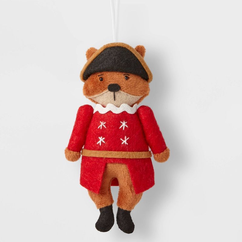 Fox with Red Jacket Christmas Tree Ornament - Wondershop™ | Target