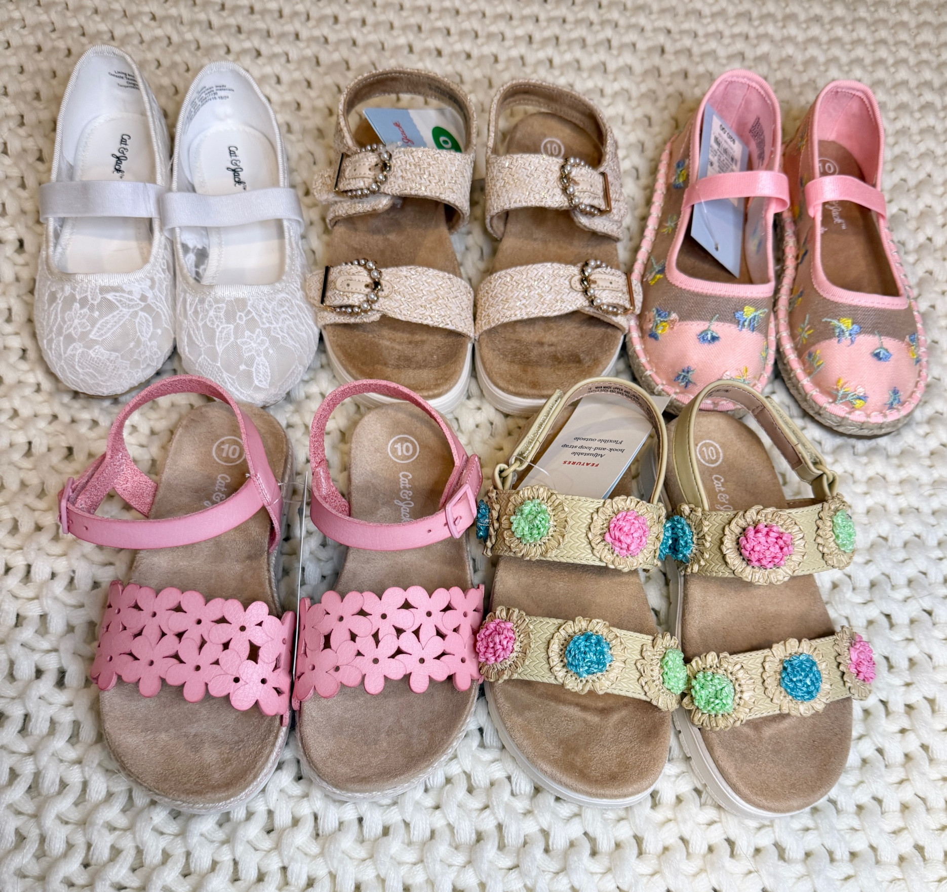 Kids shoes are 25% off at Target right now! Had to stock up on sandals for my toddler, and couldn’t pass up these cute flats!! She’s going to be a flower girl in 2 weeks so this white pair is perfect for that and to wear into spring and summer!

#LTKFamily #LTKSpringSale #LTKKids