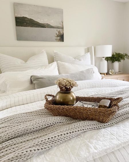 Pom Pom at home bedding, winter white bedding, modern coastal bedroom

#LTKSeasonal #LTKhome #LTKstyletip