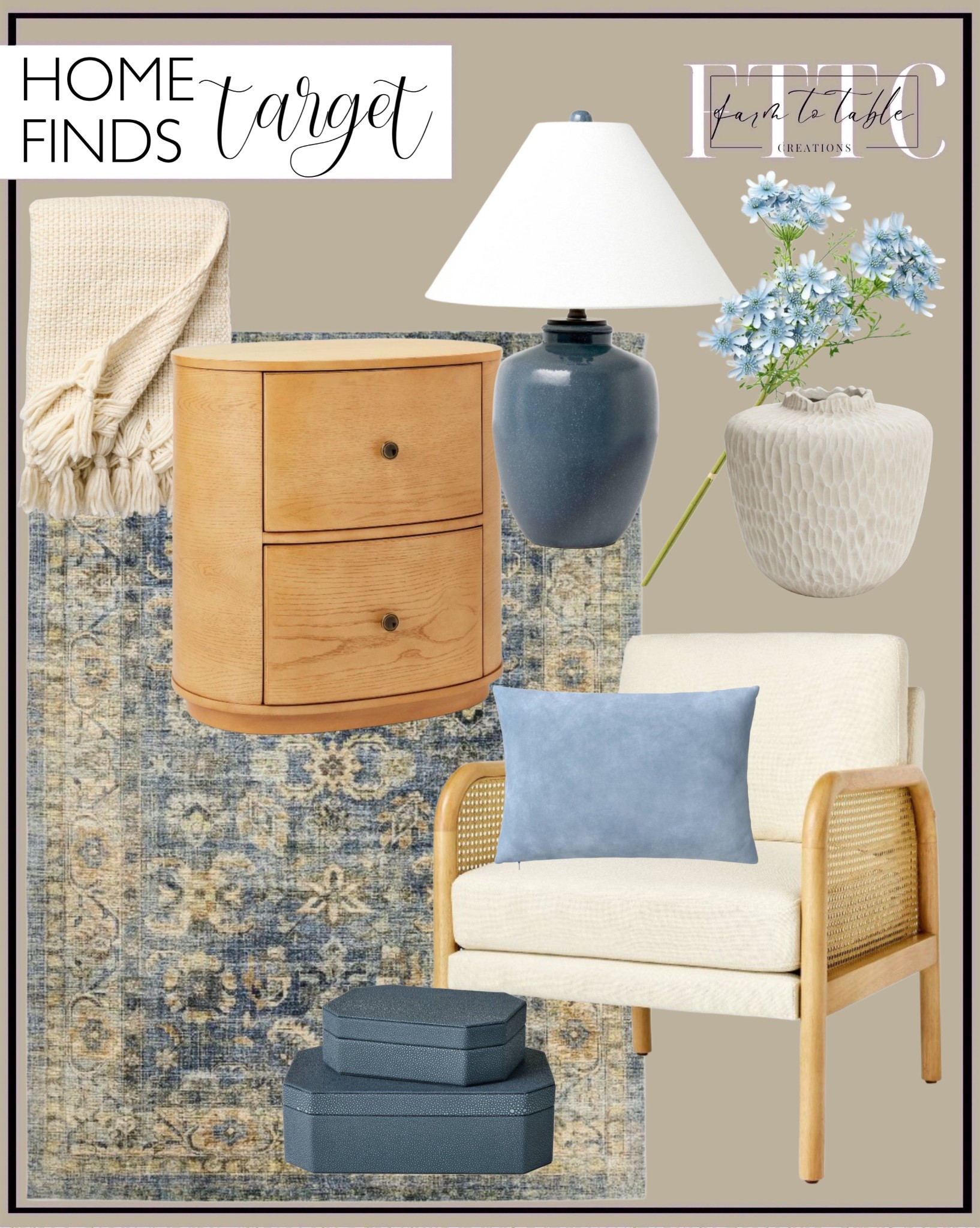 Target Home Finds. Follow @farmtotablecreations on Instagram for more inspiration.

Such a beautiful curated collection. The accent chair, nightstand, and vase are all on sale. 

Home Decor| Fireplace Decor | Spring Refresh |  Bedroom Finds | Neutral Stems | Spring Stems | Bookshelf Decor | Bedroom Space | Cozy Corner | Bathroom | Curated Entryway | Spring  Decor | End of Year Clearance | Trending Decor | Viral Decor  | Coffee Table Decor | Neutral Decor | Stem Sale | Target Finds | Skinny Bench | Bedroom | Living Room | Breakfast Nook | Amazon Home | Target Sale | Loloi Rugs | Magnolia Home | console table | console table styling | faux stems | entryway space | front porch decor | neutral decor | entryway decor | cozy home | affordable decor |  home decor | home inspiration | console styling | entryway rug | cozy moody home | moody home decor | neutral home | bathroom decor | living room | spring decor | Hearth & Hand | Studio McGee | 2025 Home Trends | trending home |


#LTKSaleAlert #LTKHome #LTKFindsUnder50