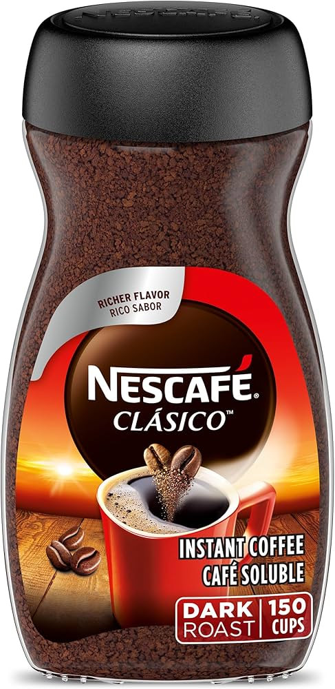 NESCAFÉ CLÁSICO Instant Coffee, Dark Roast, 1 Jar (10.5 Oz) | Amazon (US)