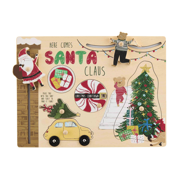 Santa Claus Busy Board | Mud Pie