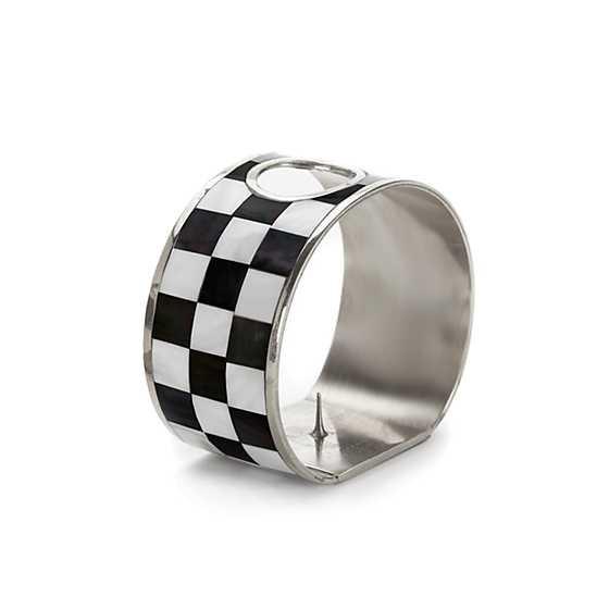 Eclipse Candle Holder - Black & Ivory | MacKenzie-Childs