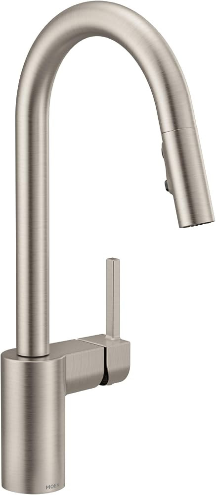 Moen Align Spot Resist Stainless One-Handle Modern Kitchen Pulldown Faucet with Retractable Refle... | Amazon (US)