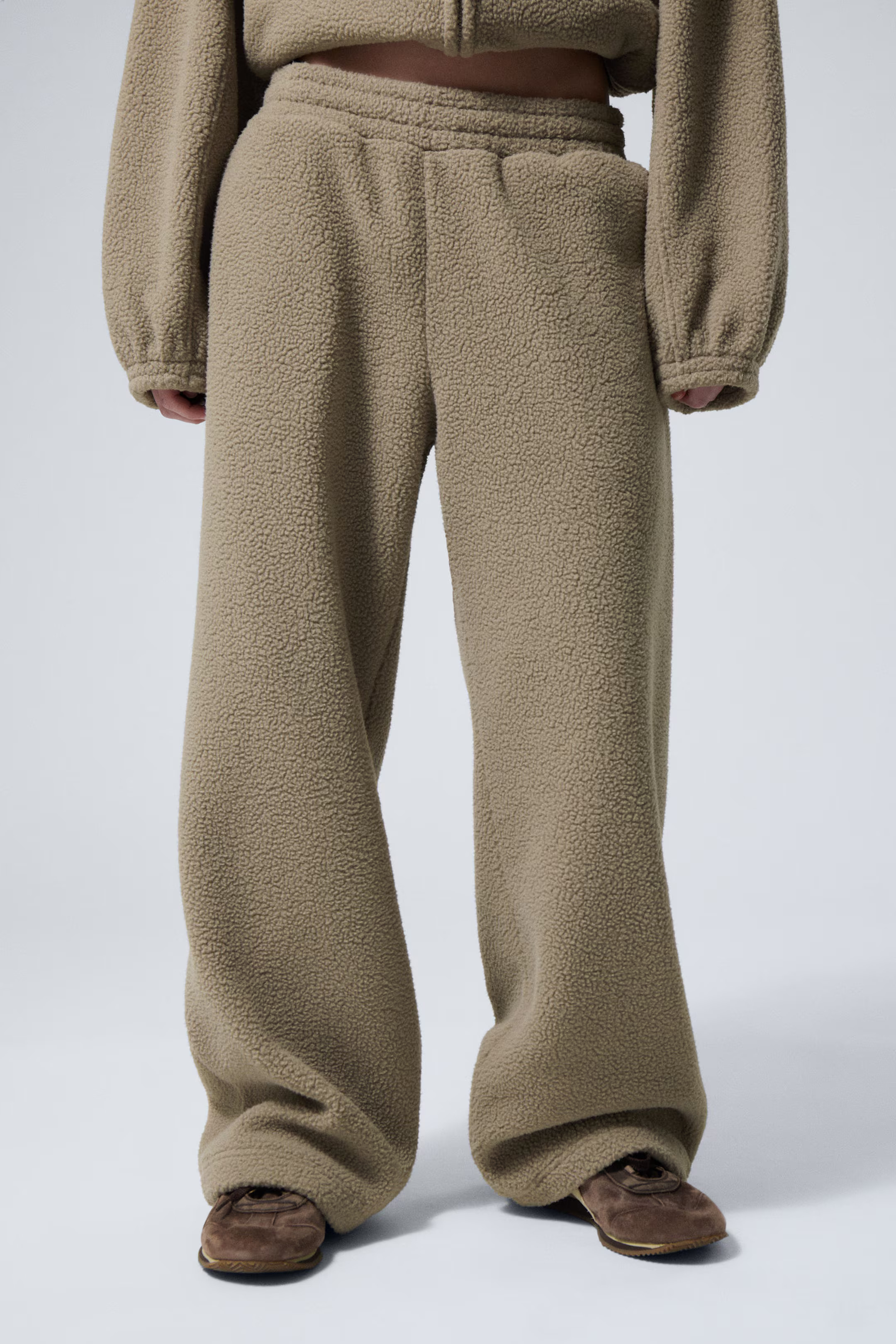 Loose Fleece Trousers | Weekday