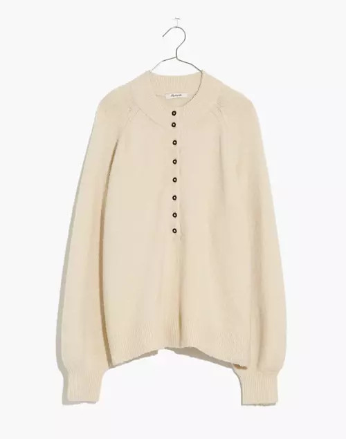 Pembury Henley Mockneck Sweater | Madewell