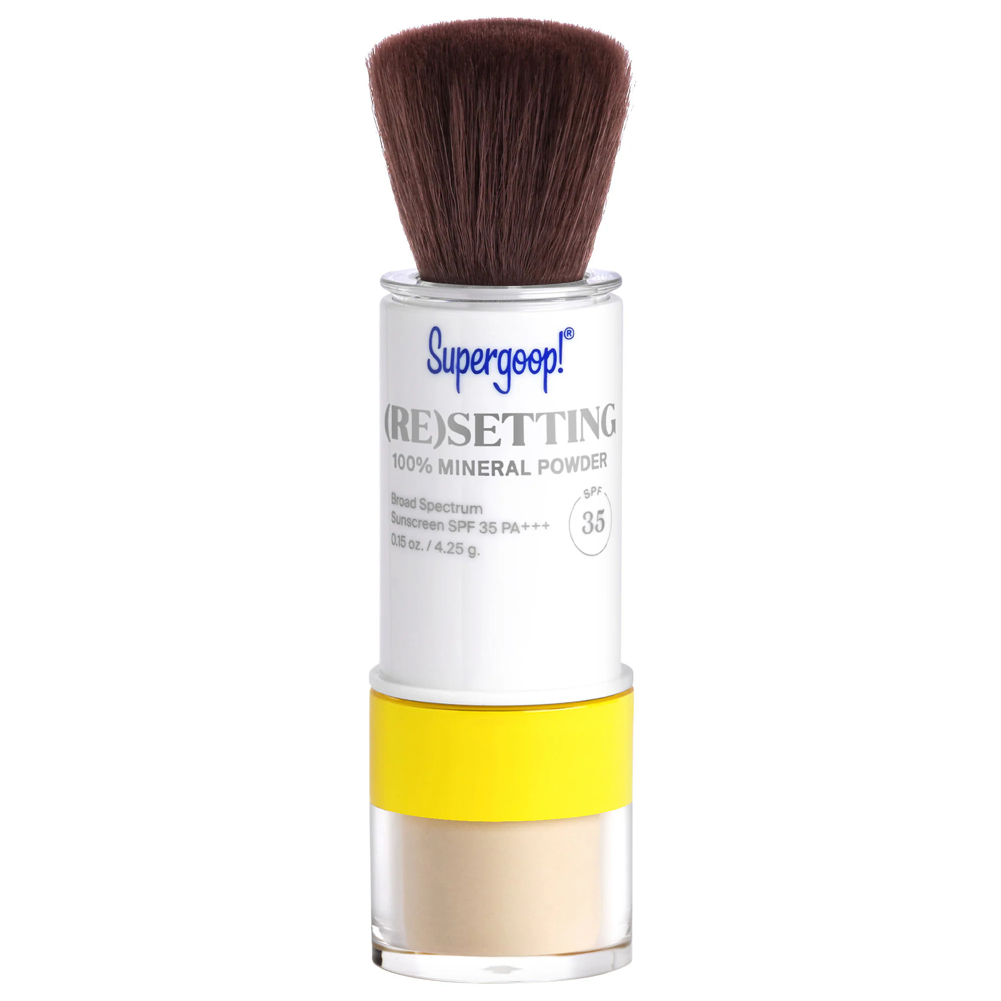 Supergoop! 100% Mineral (Re)setting Powder Face Sunscreen SPF 35 Translucent 0.15 oz/ 4.25 g | Sephora (US)