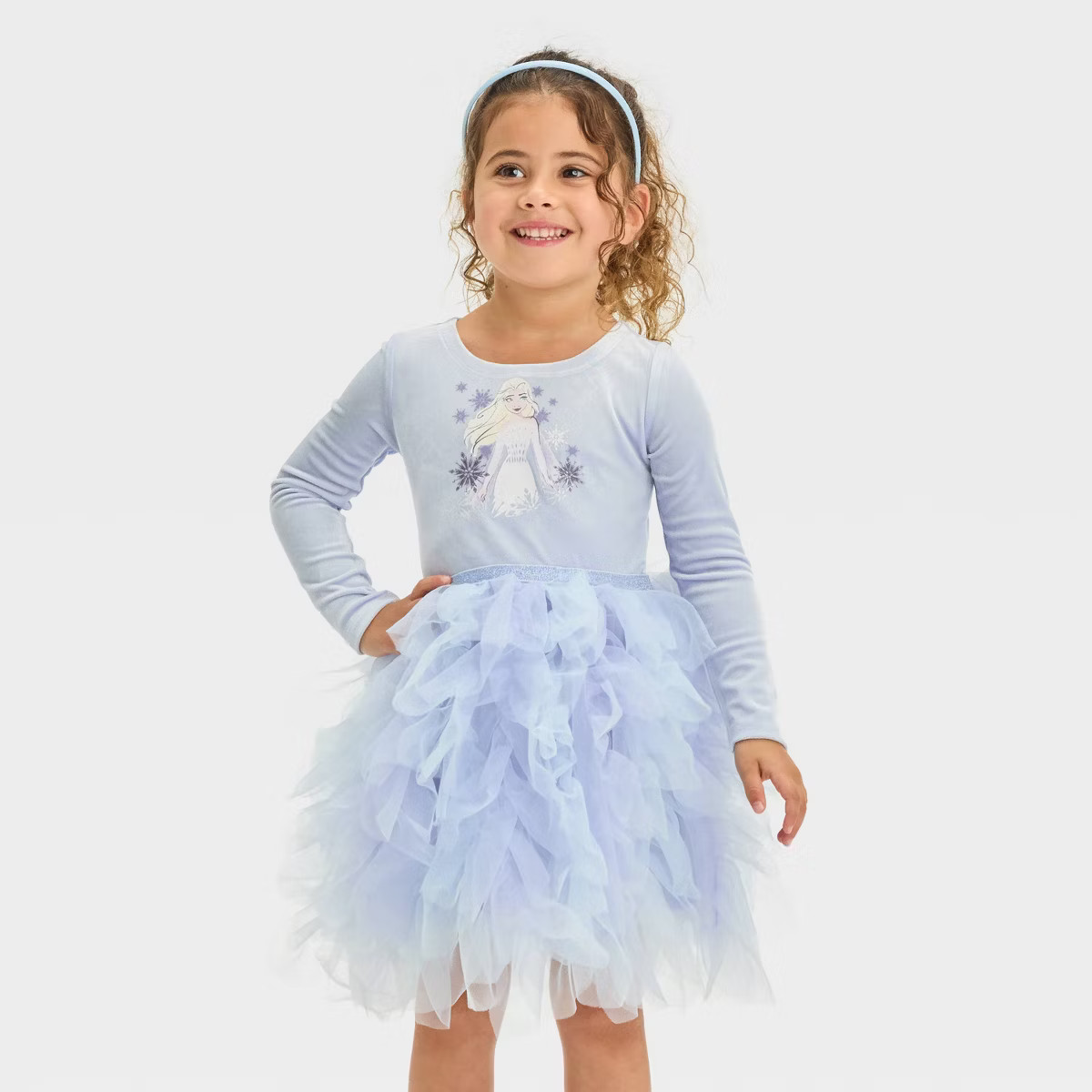 Toddler Girls' Disney Frozen Elsa Ballerina Dress - Purple | Target