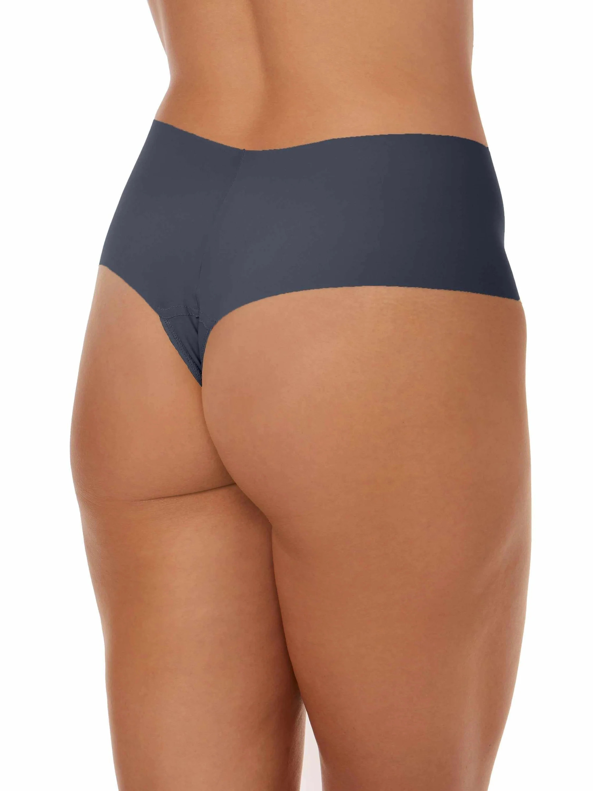 BreatheSoft® High Rise Thong Granite Grey | Hanky Panky
