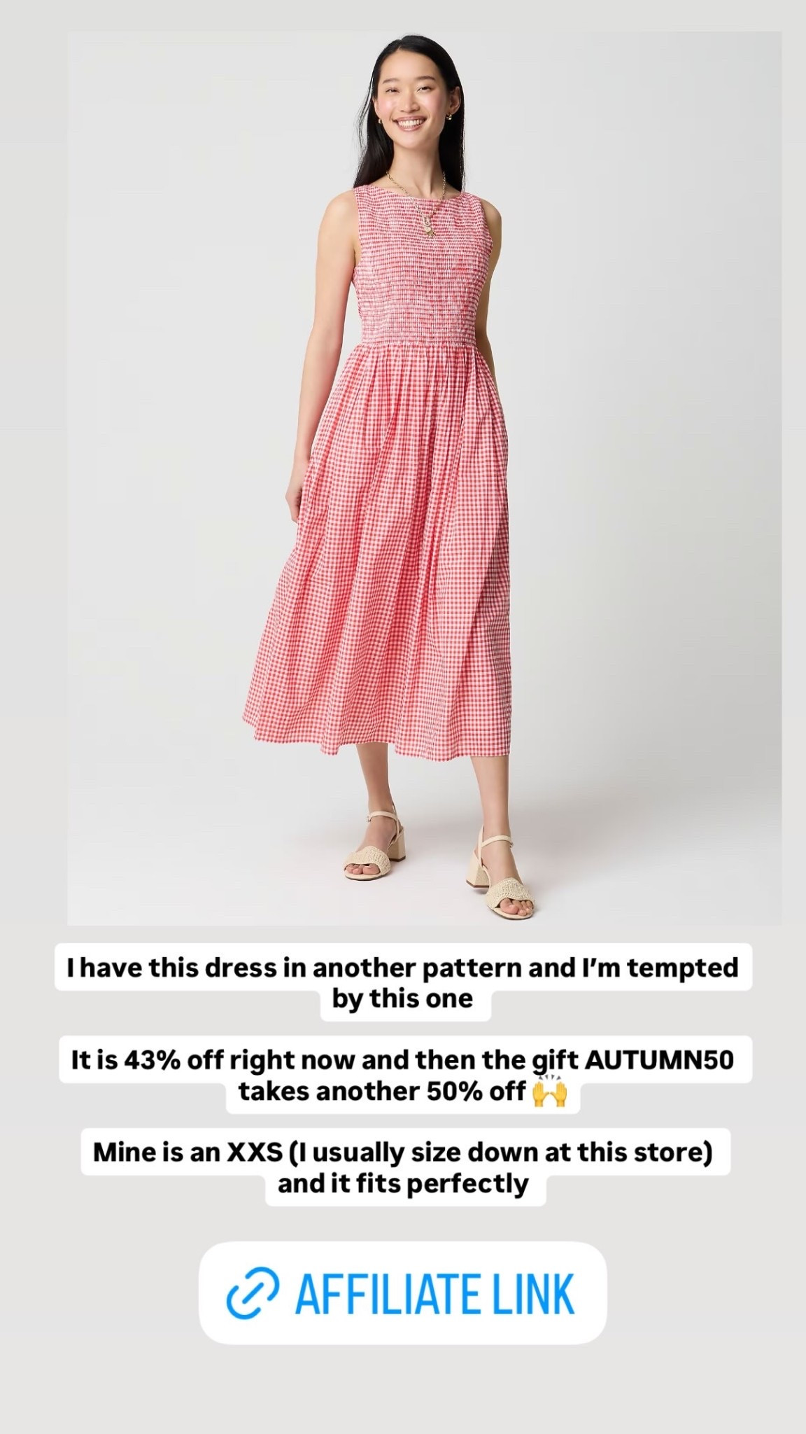 I have this dress in another pattern (I’m linking below too, since it’s perfect for fall or winter) but I’m tempted by this one.

It is 43% off right now and then the gift AUTUMN50 takes another 50% off 🙌

Mine is an XXS (I usually size down at this store) and it fits perfectly.

#LTKSaleAlert