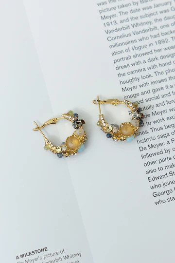 Brunchin Time Earrings Blue | Hello Molly (AU)