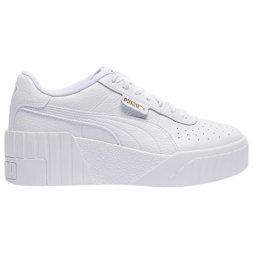 PUMA Cali Wedge - Women's Tennis Shoes - White / White, Size 10.0 | Eastbay