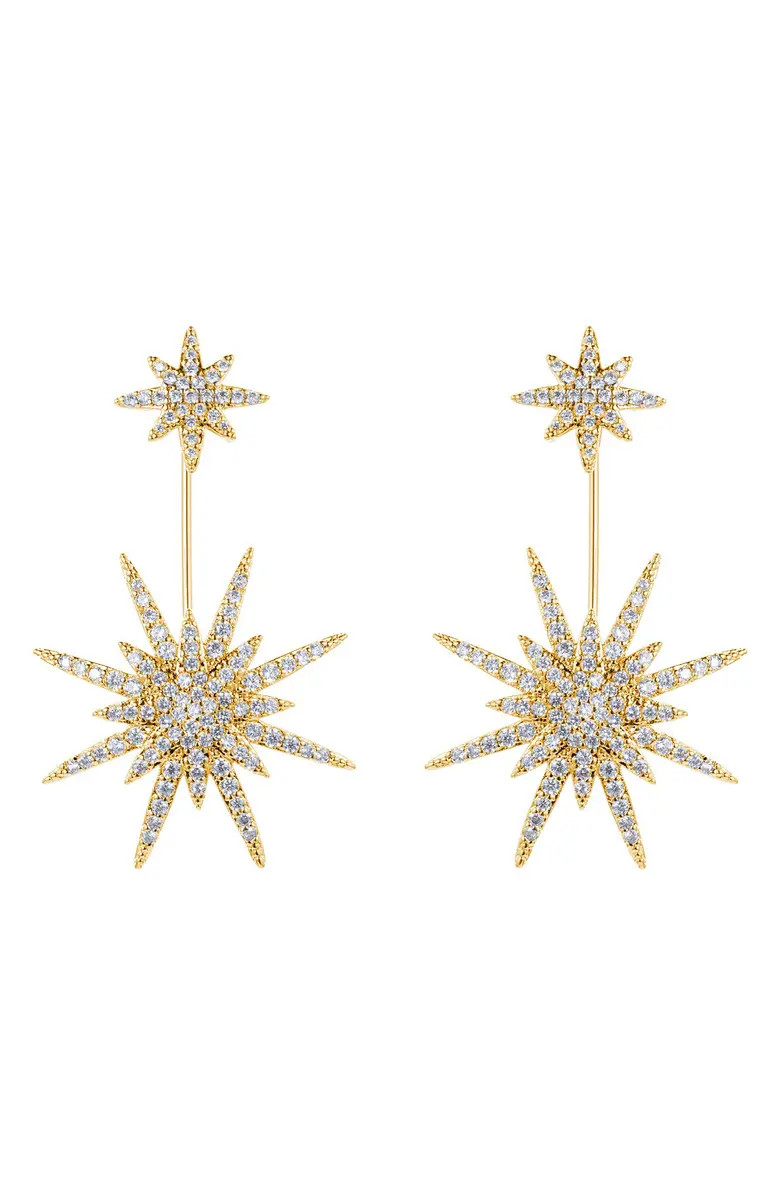 EYE CANDY LOS ANGELES North Star Pavé CZ Drop Earrings | Nordstromrack | Nordstrom Rack