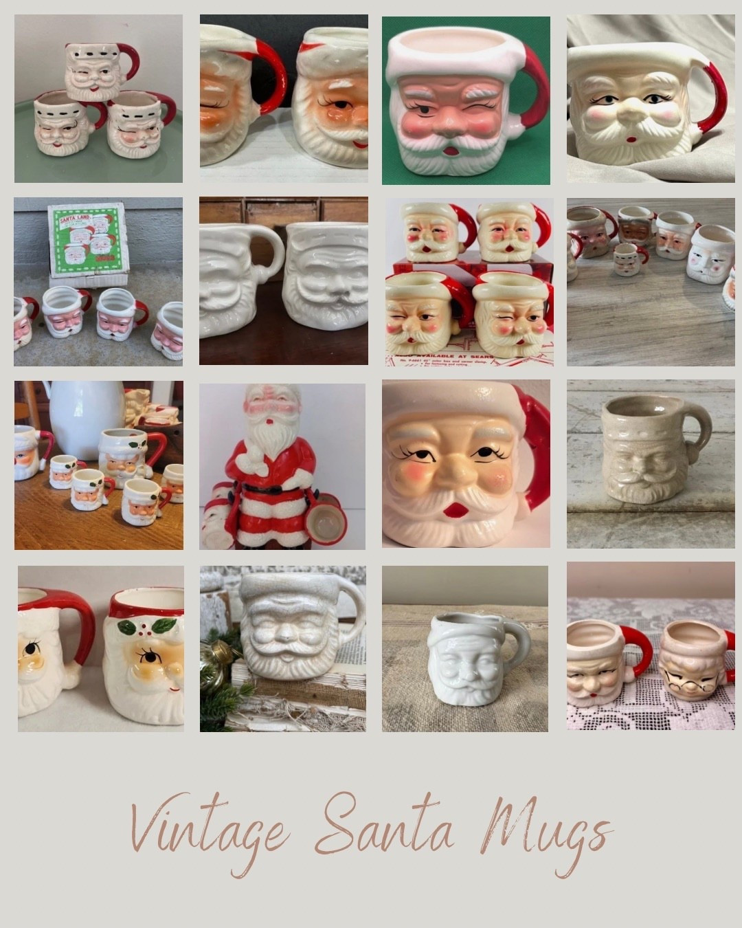 Look how perfect these are😍😍 you just can’t have one. These are vintage so they won’t last long if you have been wanting one check these out!!



#santamugs #farmhousechristmas #vintagechristmas #christmasdecorating #militarywife

#LTKHoliday #LTKGiftGuide #LTKSeasonal