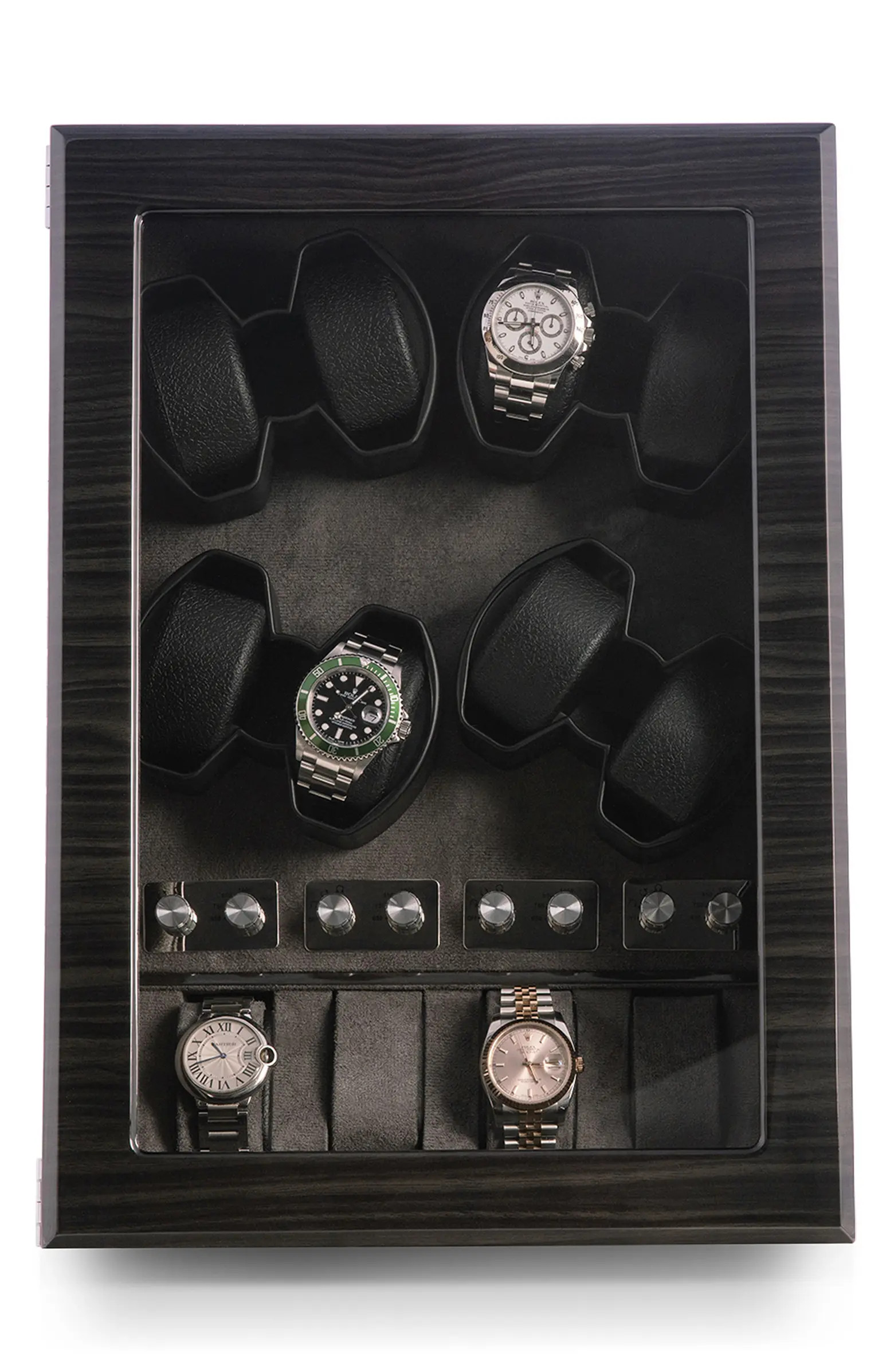 Bey-Berk Louis Ash 8-Watch Winder & Case | Nordstrom | Nordstrom