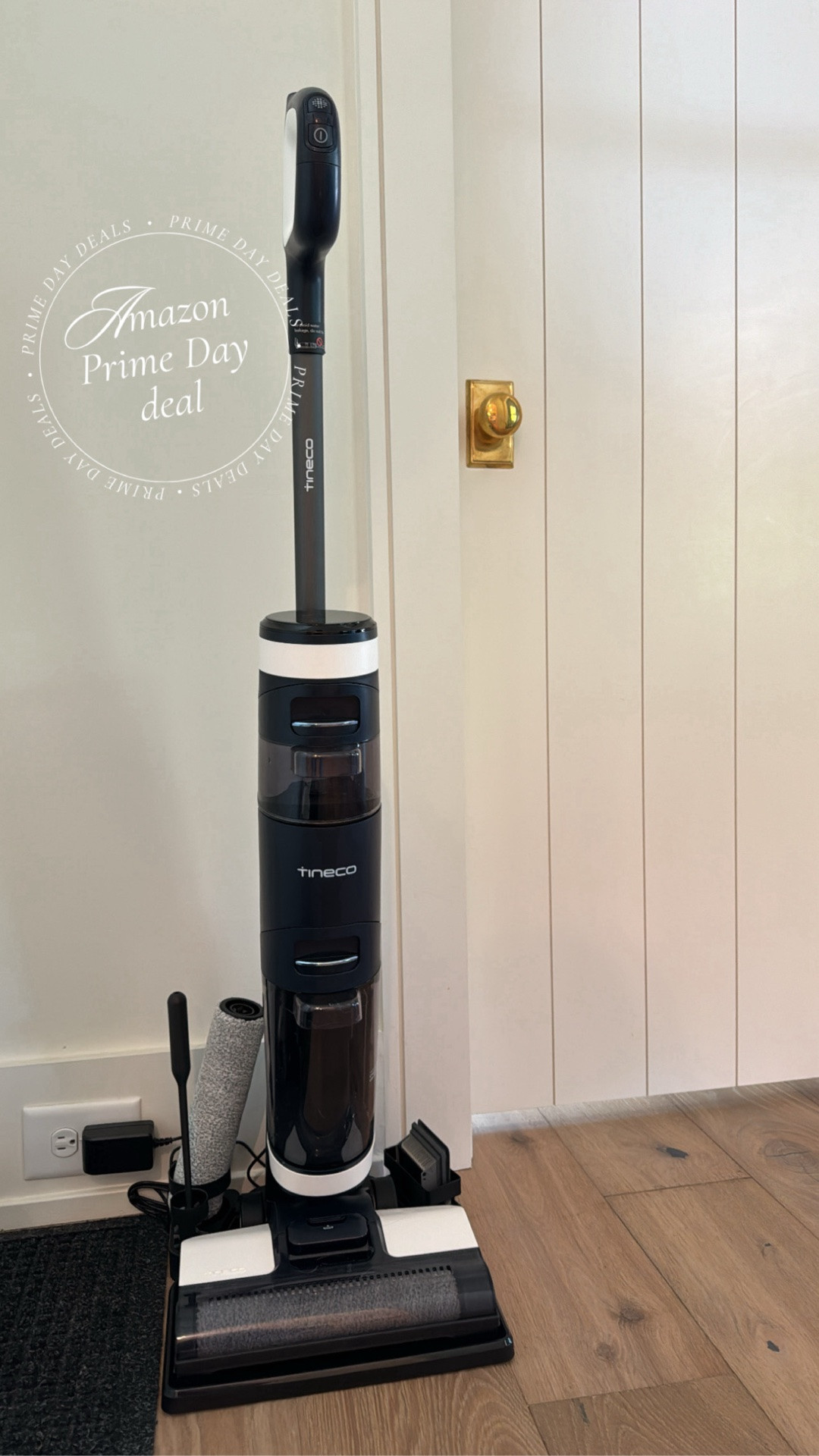 Tineco Floor Wet/Dry Vacuum- lots of models currently on sale! We love ours & it truly makes cleaning up after kids and dogs so easy! Performs both vacuum & mop at the same time!