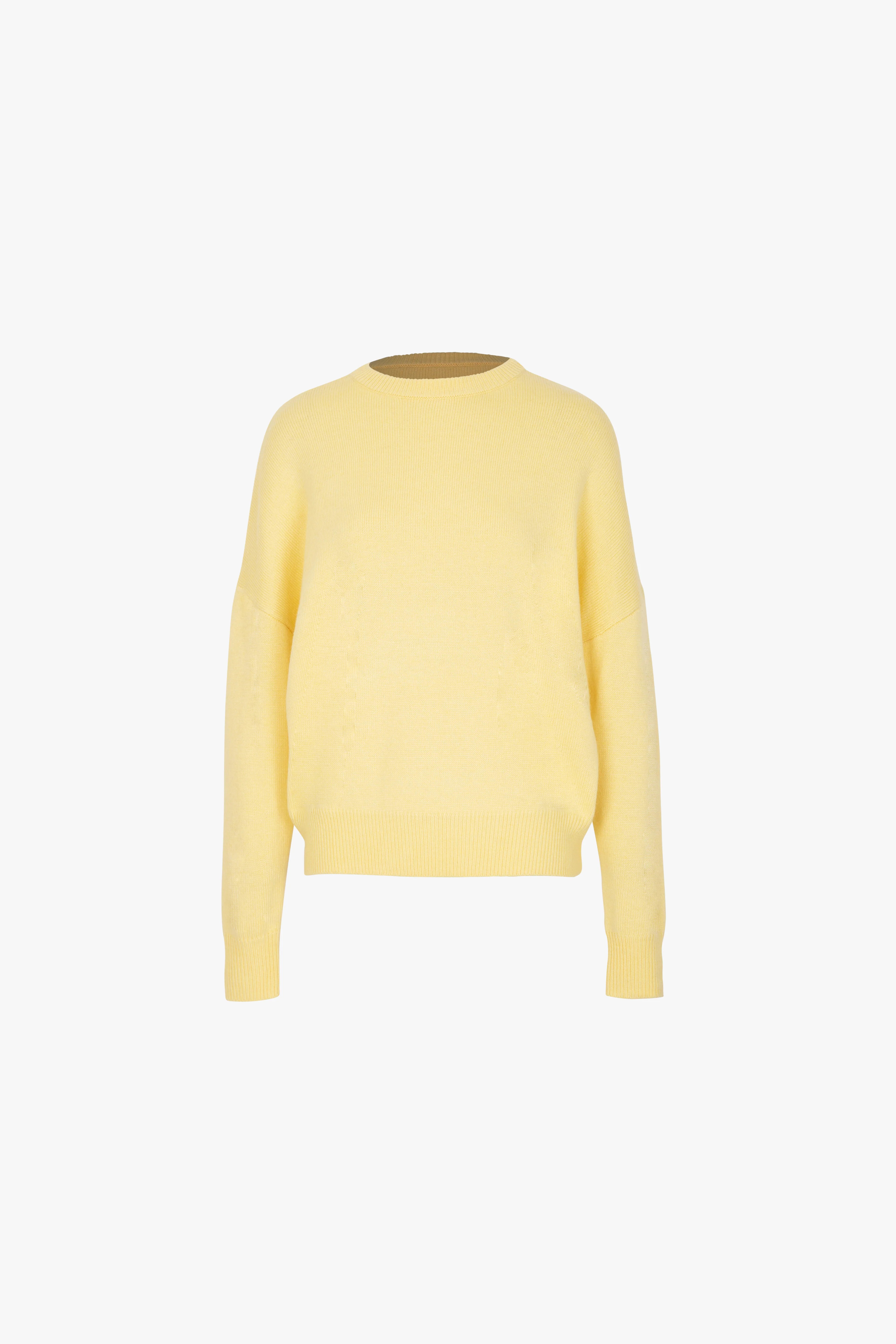 Lightweight Crewneck Sweater (Butter Yellow) - XS/S / Butter Yellow | SAME