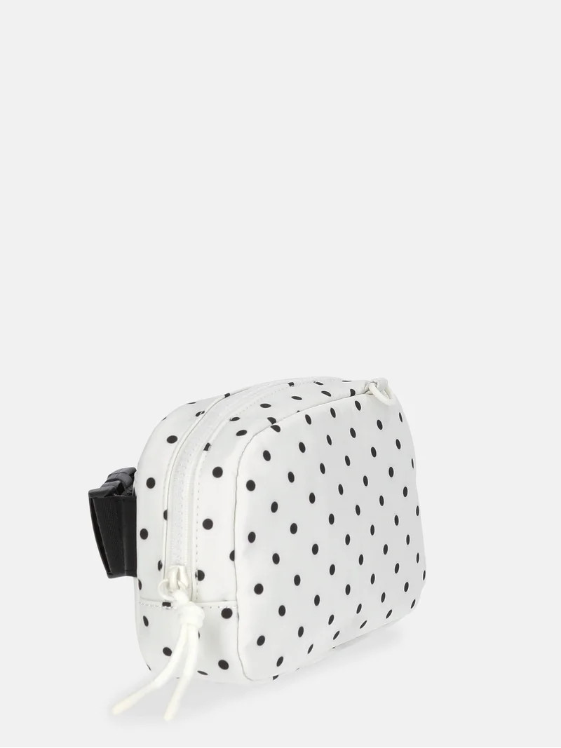 No Boundaries Women's Hands Free Fanny Pack, Polka Dot | Walmart (US)