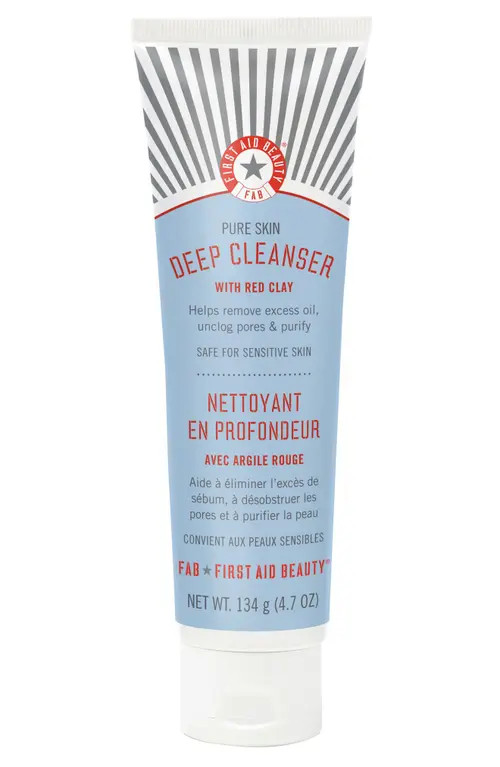 First Aid Beauty Pure Skin Deep Cleanser with Red Clay at Nordstrom, Size 4.7 Oz | Nordstrom