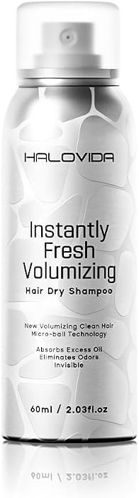 HALOVIDA Instant Fresh Volumizing Invisible Dry Shampoo Travel Size 2.03 fl. oz (60ml) (HAIR DRY ... | Amazon (US)