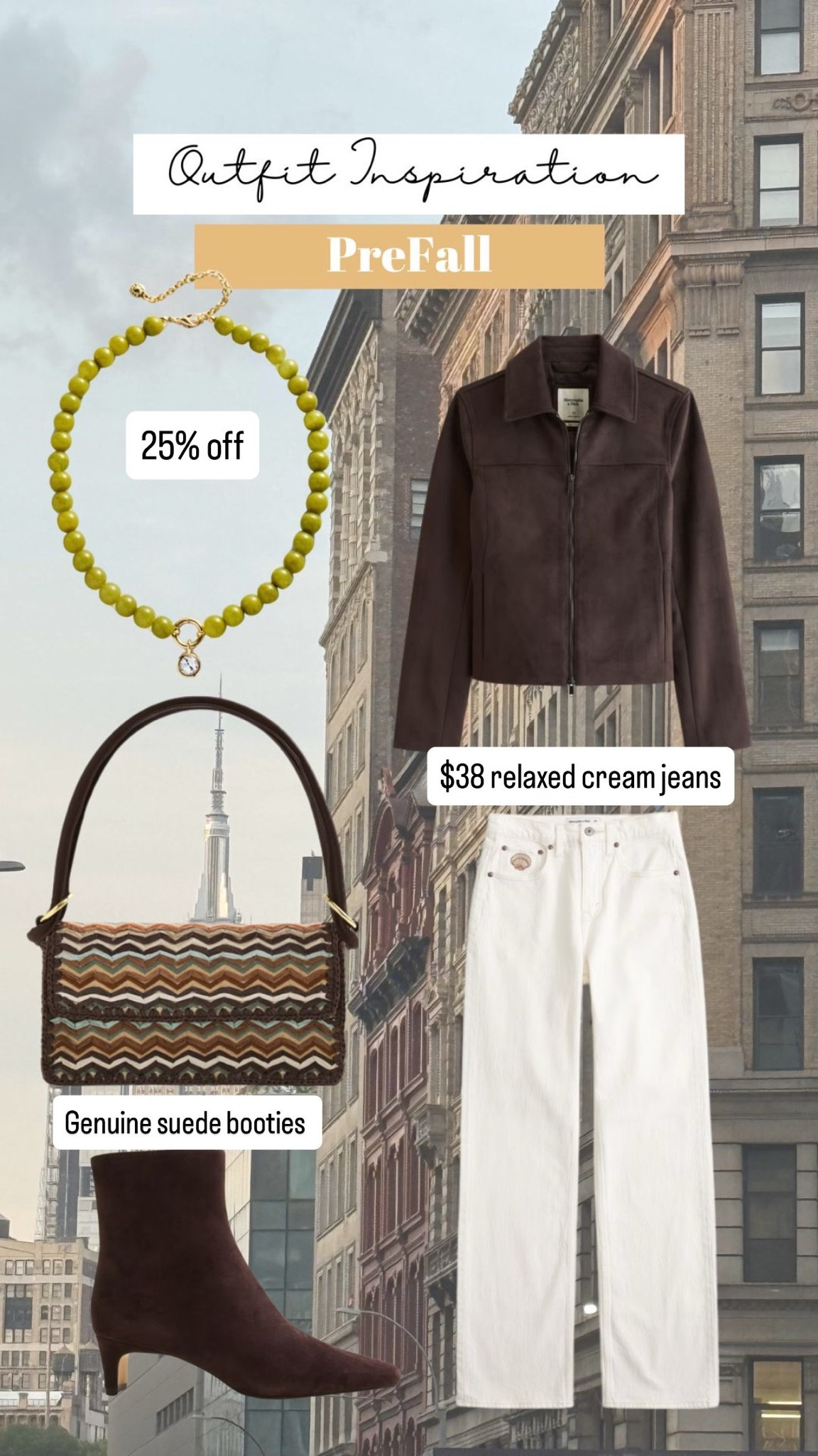 Abercrombie stackable sale
$38 cream jeans to wear now and into fall w/ code SUITEAF
faux suede jacket
Suede booties

#LTKPetite #LTKootd #LTKSaleAlert