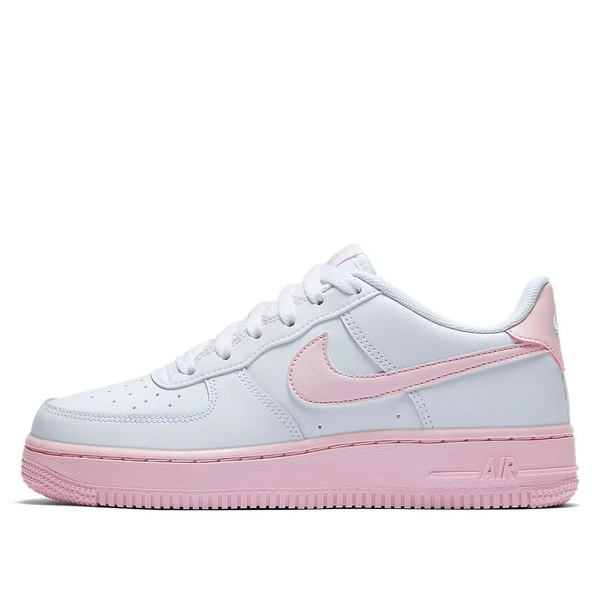 (GS) Nike Air Force 1 'White Pink Foam' CV7663-100 | KICKS CREW