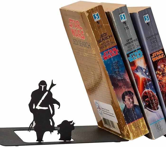 Renovatio Black Metal Bookend – Cute, Unique, Geeky Decor for Home, Office & Kids Room – Heav... | Amazon (US)