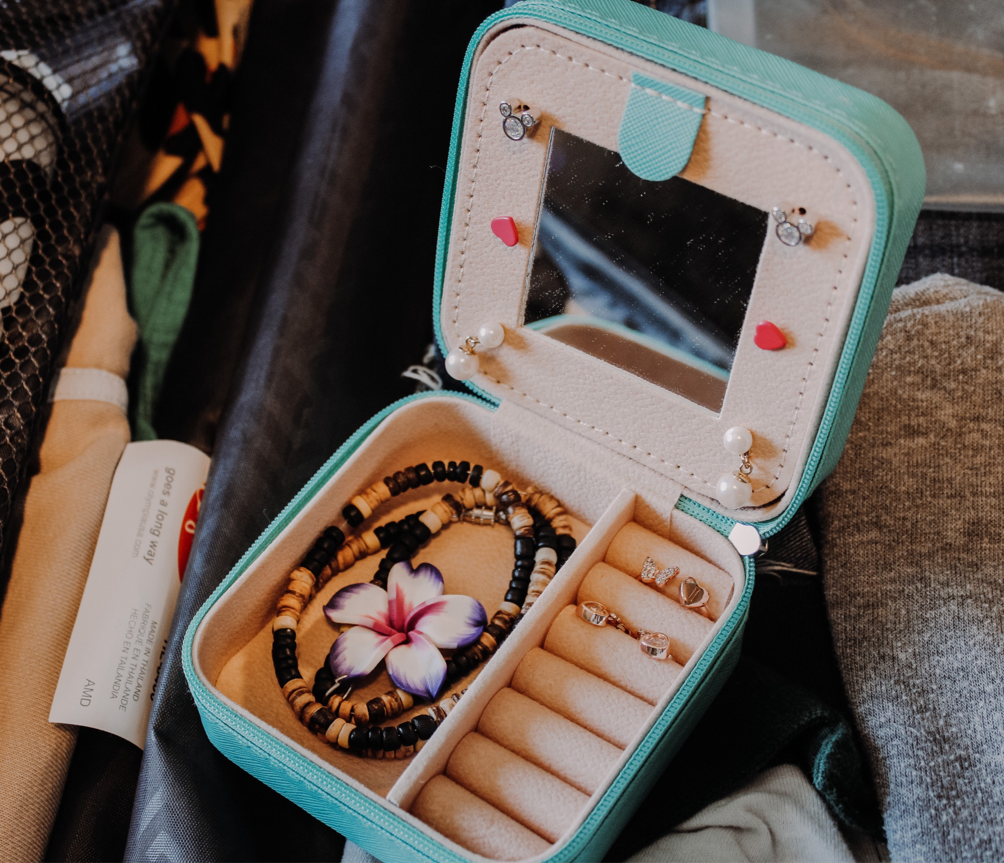 How sweet is this charming little travel jewelry case? It’s perfectly sized for easy packing, holds a ton & has an initial monogram on the front. Travel perfection for your tween. ♥️

#LTKfindsunder50 #LTKkids #LTKtravel