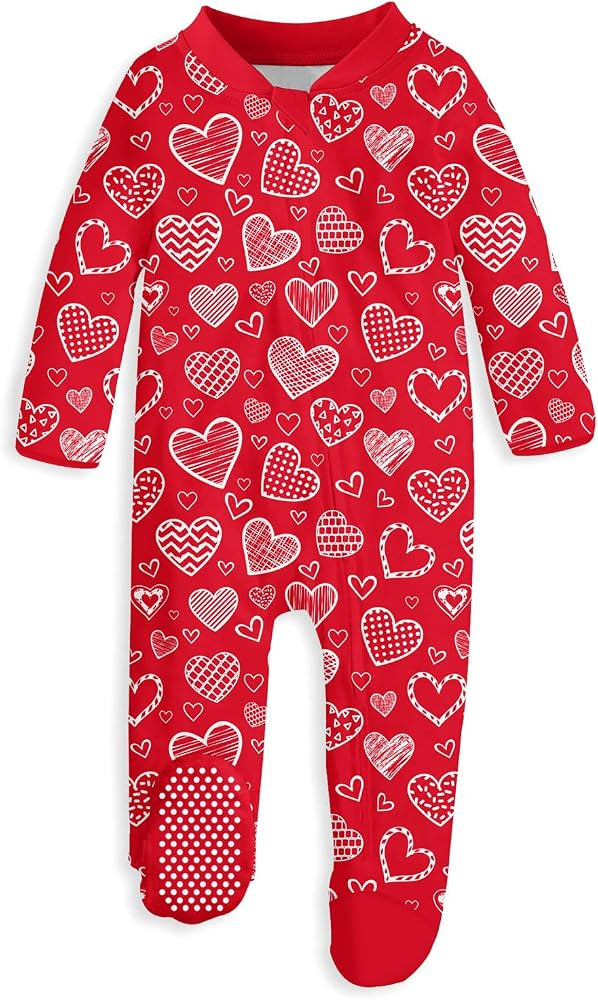 UNIFACO Baby Girls Boys Footed Pajamas One-Piece Sleeper Snug Fit Sleep and Play Zip Front Footie... | Amazon (US)