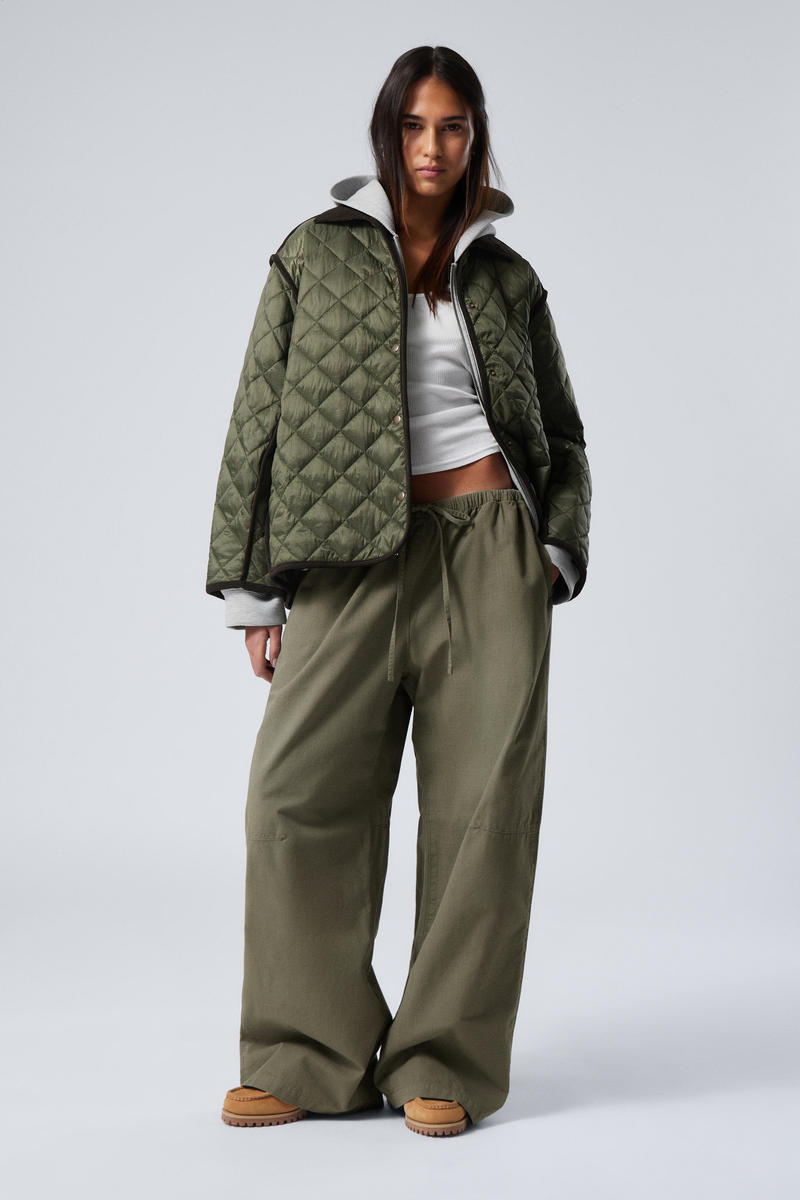 Oversized Quilted Liner Jacket | Weekday