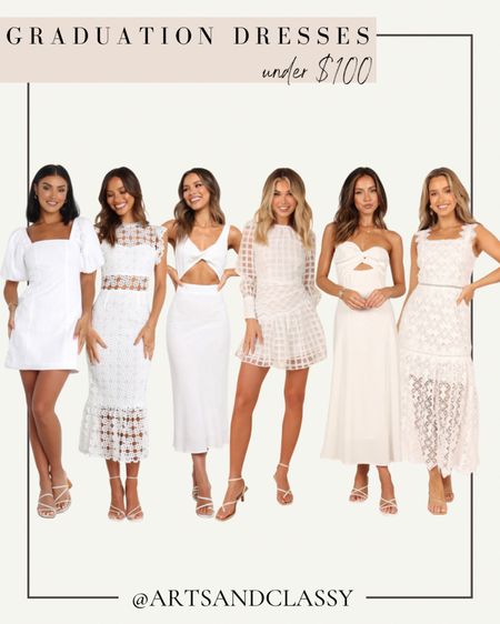 Looking for the perfect graduation dress? These white dresses are fashion-forward and budget friendly!

Fun fact: Wearing a white dress to graduation dates back to the 1800’s and symbolizes a fresh start and new beginnings! 

#LTKunder100 #LTKstyletip #LTKU