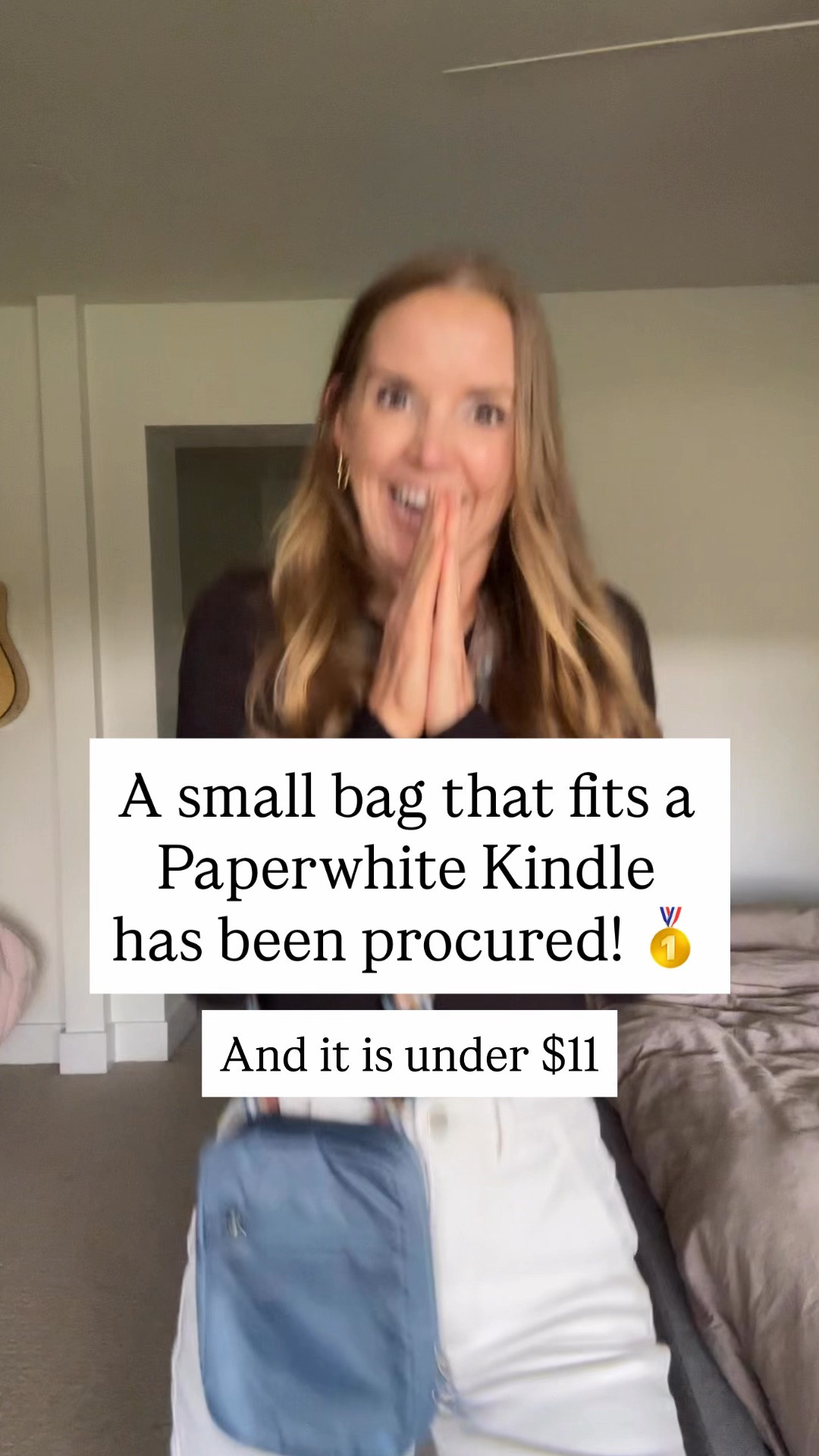 I am always on the lookout for bags that will fit a Kindle Paperwhite and this one fits the bill AND is crazy affordable!